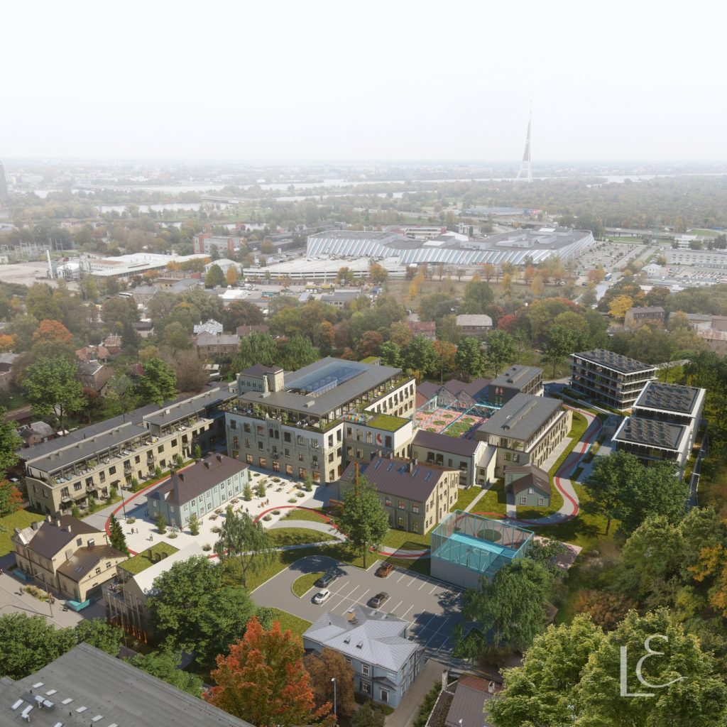 Lenta kvartāls – 3. kārta - Spīķeri (Jelgavas iela 68) - Multi apartment, Other commercial - visualization