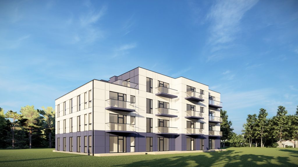 Mākoņkalns - Ķērpju iela 2 (Ķērpju iela 2) - Multi apartment - visualization