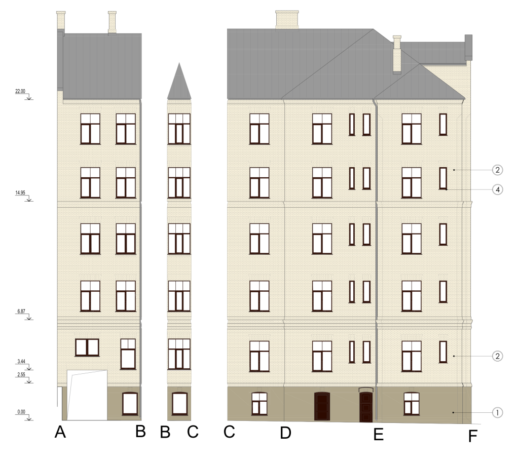 Lāčplēša 36 (Lāčplēša iela 36) - Daugiabutis, Kita komercija - vizualizacija