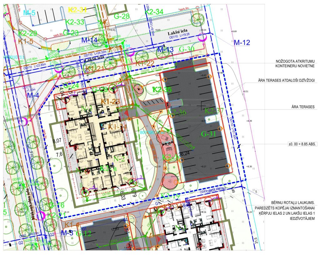 Mākoņkalns - Lakšu iela 1 (Lakšu iela 1) - Daudzdzīvokļu nams - vizualizācija