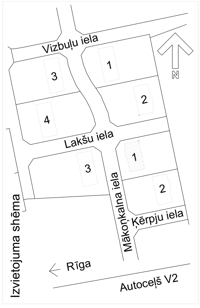Mākoņkalns - Lakšu iela 1 (Lakšu iela 1) - Daudzdzīvokļu nams - vizualizācija