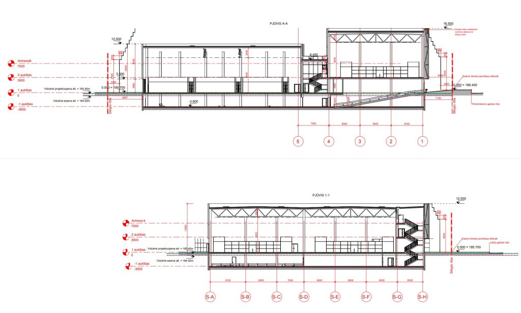 REWO\Leičiai III etapas (Perkūnkiemio g. 32) - Daudzdzīvokļu nams, Sporta būve - vizualizācija