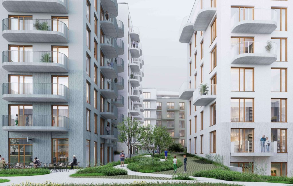 Leičių kvartalas 2 kvartalas (Perkūnkiemio g. 32) - Multi apartment - visualization