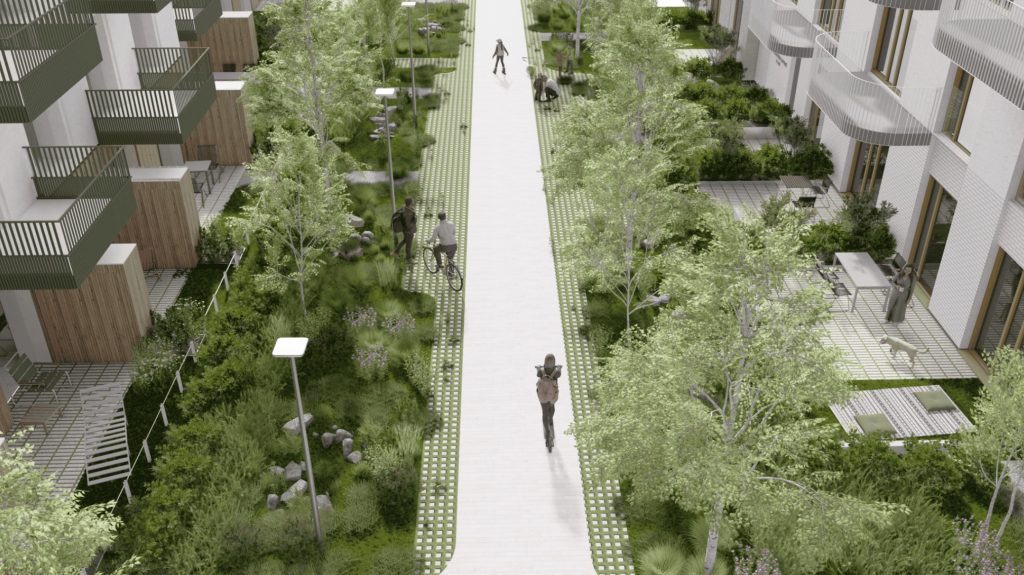 Leičių kvartalas 2 kvartalas (Perkūnkiemio g. 32) - Multi apartment - visualization