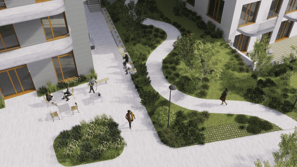 Leičių kvartalas 2 kvartalas (Perkūnkiemio g. 32) - Multi apartment - visualization