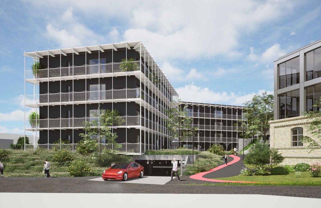 Lenta kvartāls – 2. kārta - Arhitektu Nams J (Jelgavas iela 68) - Multi apartment - visualization