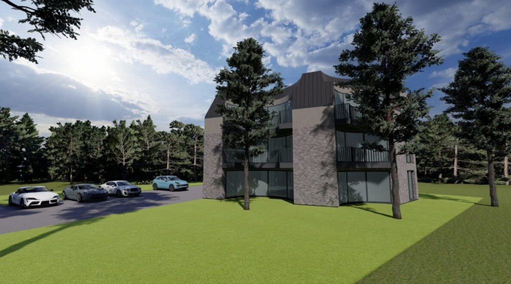 Paliepgirių kel. 3 (Paliepgirių kel. 3) - Viešbutis - vizualizacija