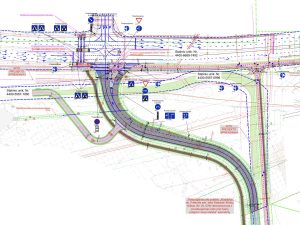 Privažiuojamasis kelias nuo Kairių g. iki miesto ribos vizualizacija