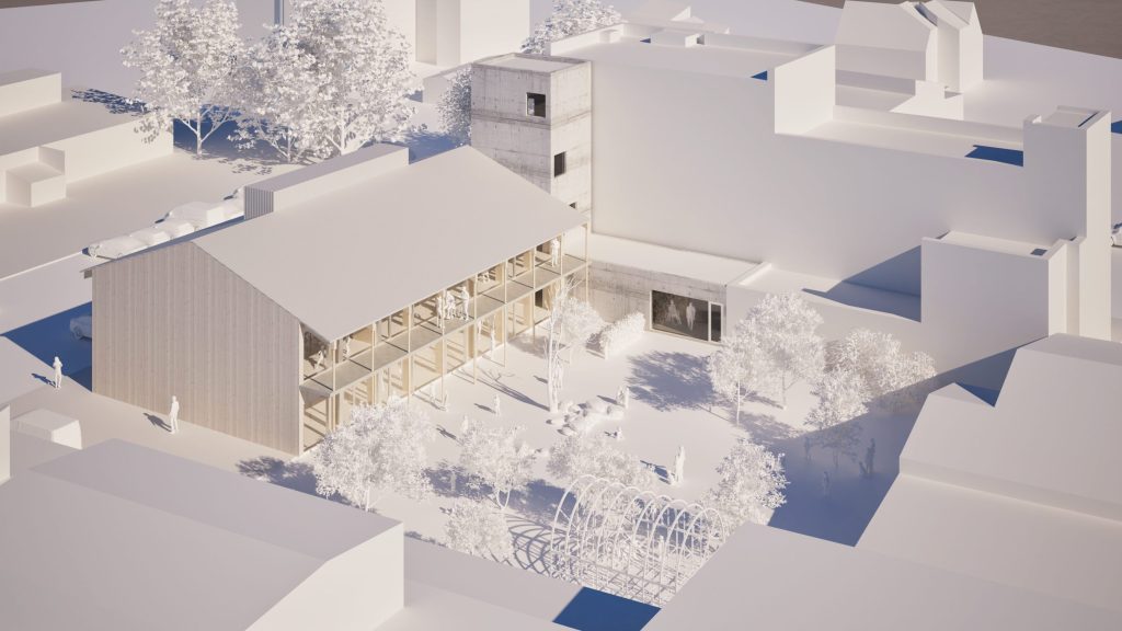 Rehabilitācijas centrs "Poga" jaunbūve - Sēlpils iela 2C (Sēlpils iela 2C) - Specialized care center - visualization