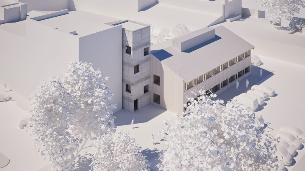 Rehabilitācijas centrs "Poga" jaunbūve - Sēlpils iela 2C (Sēlpils iela 2C) - Specialized care center - visualization