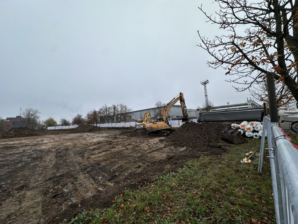 PC Akropolis stovėjimo aikštelės plėtra Taikos pr. 61 (Taikos pr. 61) - Parkimishoone - ehituse fotod