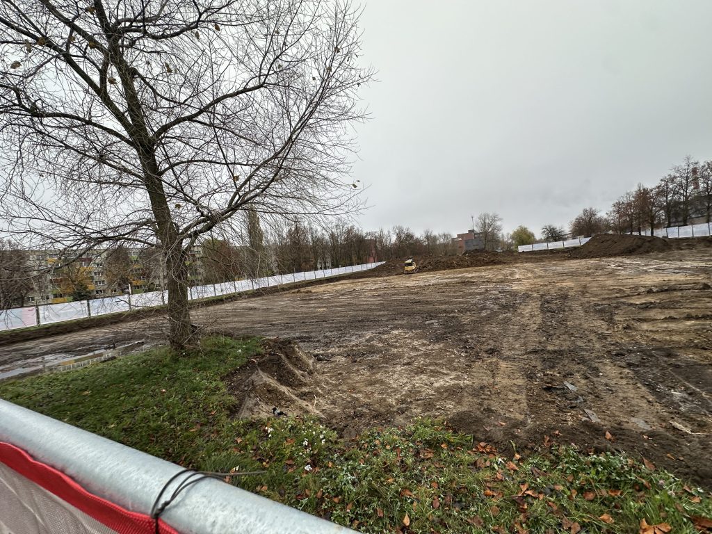 PC Akropolis stovėjimo aikštelės plėtra Taikos pr. 61 (Taikos pr. 61) - Parkimishoone - ehituse fotod