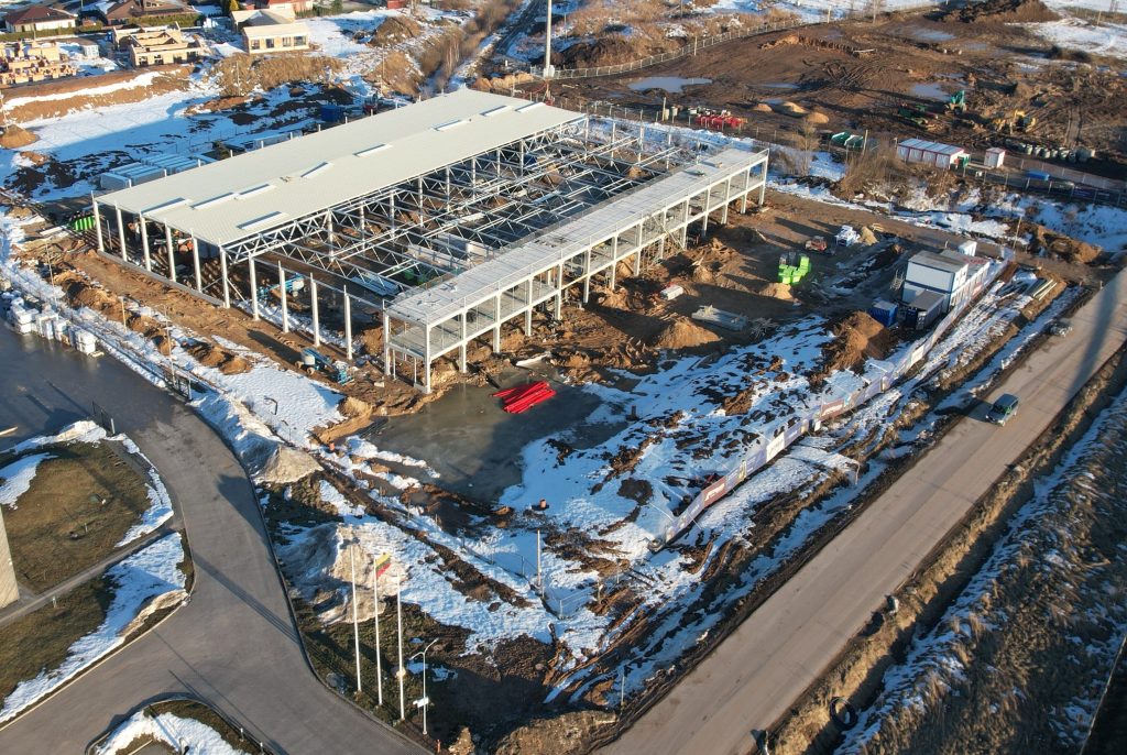 Lapų g. 31 (Lapų g. 31) - Sandėlys / Platinimo centras - statybų nuotraukos