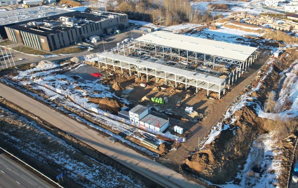 Lapų g. 31 (Lapų g. 31) - Sandėlys / Platinimo centras - statybų nuotraukos