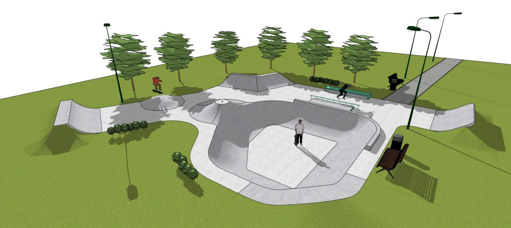 Bolderājas pumptrase un skeitparks “JUMIS” (Stūrmaņu iela 13) - Sports field or court - visualization