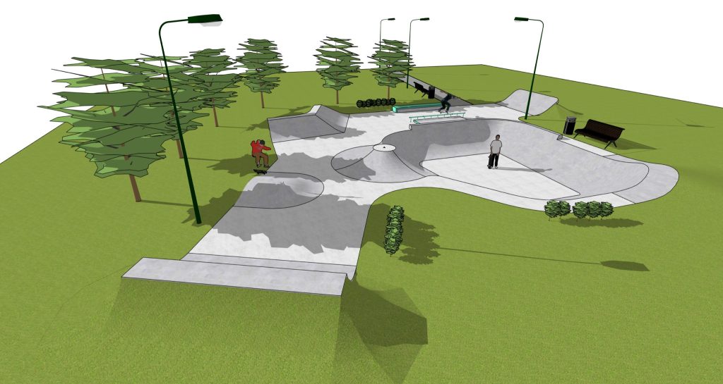 Bolderājas pumptrase un skeitparks “JUMIS” (Stūrmaņu iela 13) - Sports field or court - visualization