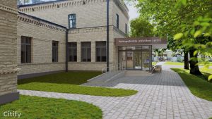 BKUS - Neiropsihiskās attīstības centra ēkas pārbūve (Vienības gatve 45 k-8) - Ligoninė