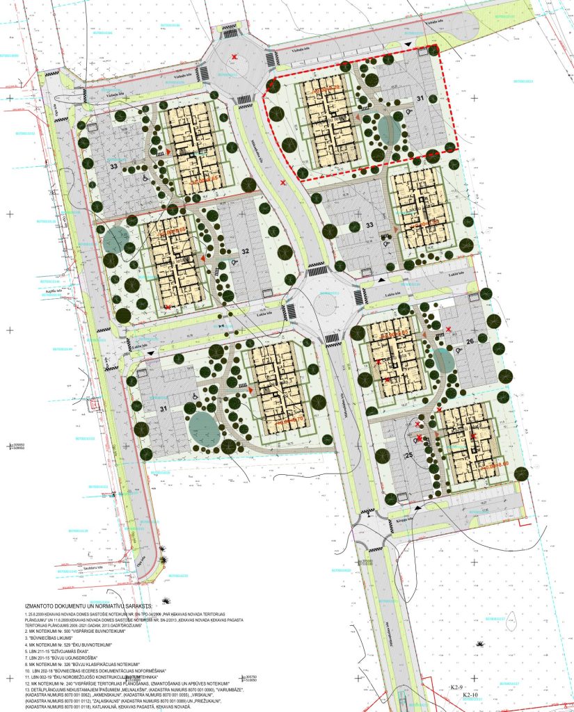 Mākoņkalns - Vizbuļu iela 1 (Vizbuļu iela 1) - Daugiabutis - vizualizacija
