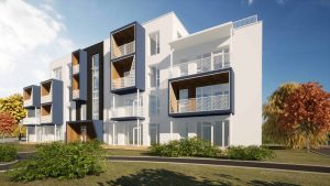 Mākoņkalns - Vizbuļu iela 1 (Vizbuļu iela 1) - Korterelamu