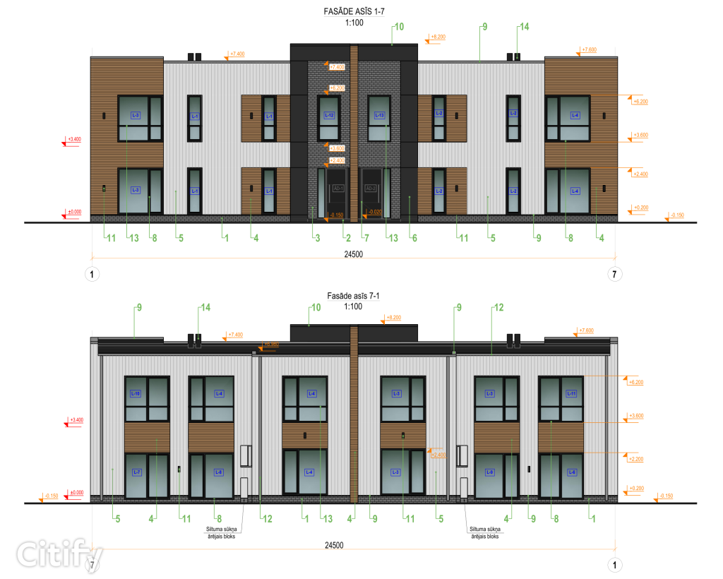 Bārbeles iela 2B (Bārbeles iela 2B) - Multi apartment - visualization