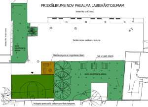 Draudziņas skolas pagalma daļas labiekārtojums (Bruņinieku iela 24A) - Spordiväljak