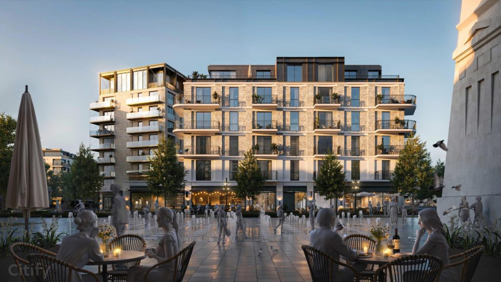 Riga Waterfront - "C2-05" ēka (Eksporta iela 3A) - Daugiabutis, Kita komercija - vizualizacija