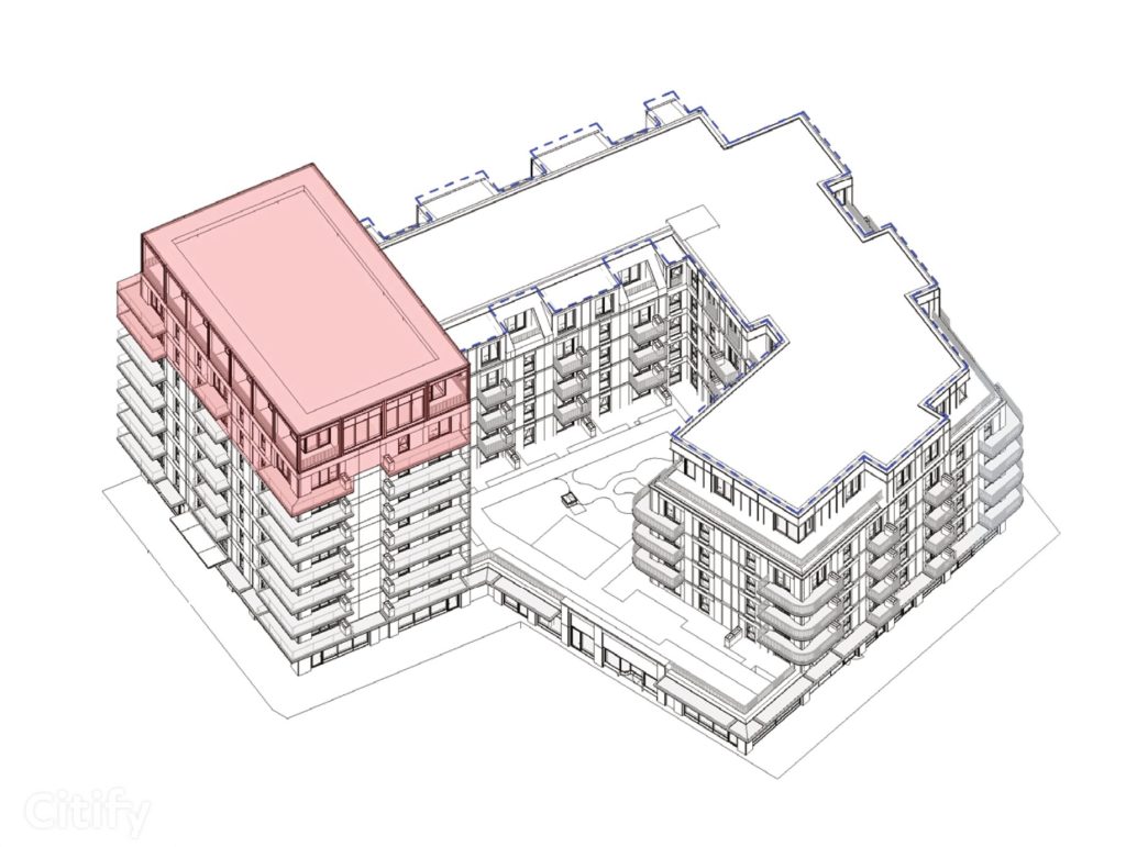 Riga Waterfront - "C2-05" ēka (Eksporta iela 3A) - Daugiabutis, Kita komercija - vizualizacija