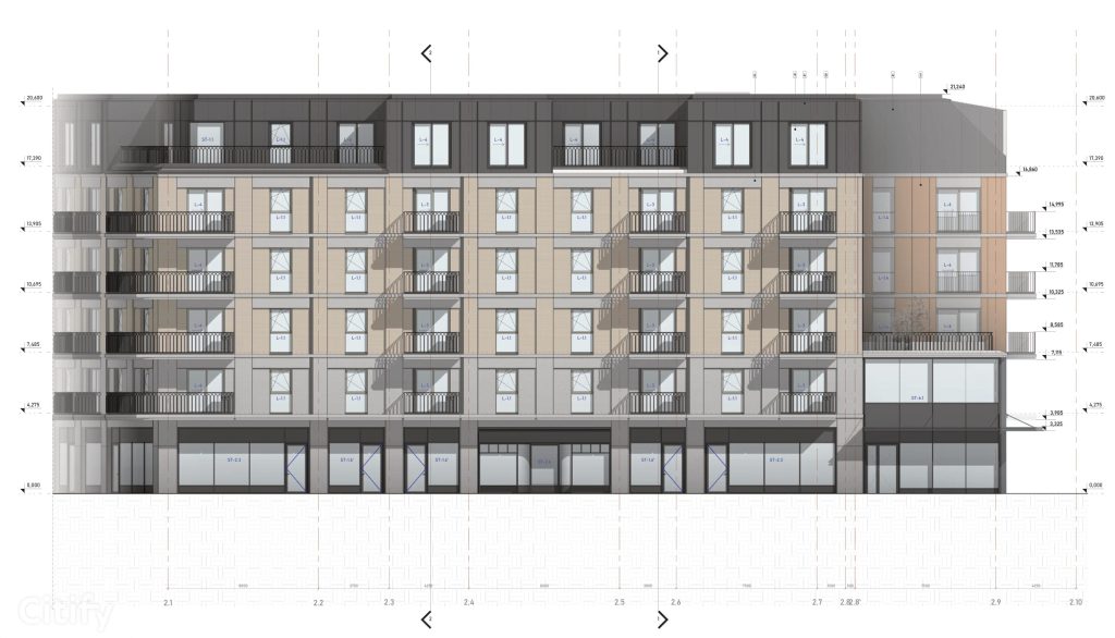 Riga Waterfront - "C2-05" ēka (Eksporta iela 3A) - Daugiabutis, Kita komercija - vizualizacija