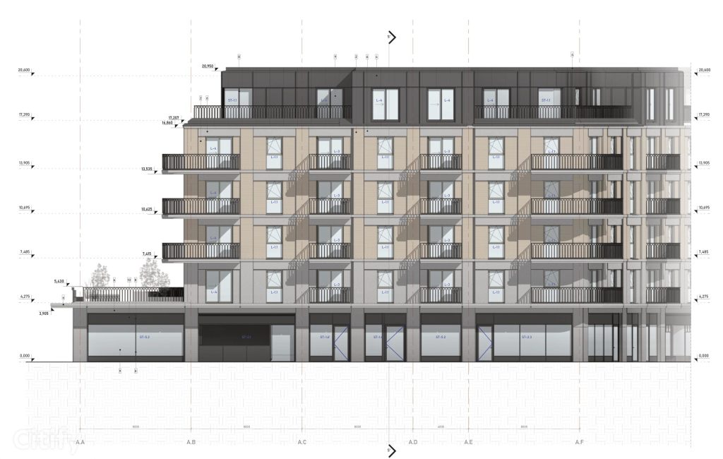 Riga Waterfront - "C2-05" ēka (Eksporta iela 3A) - Daugiabutis, Kita komercija - vizualizacija