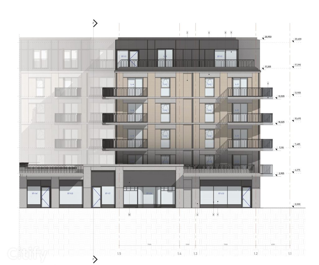 Riga Waterfront - "C2-05" ēka (Eksporta iela 3A) - Daugiabutis, Kita komercija - vizualizacija