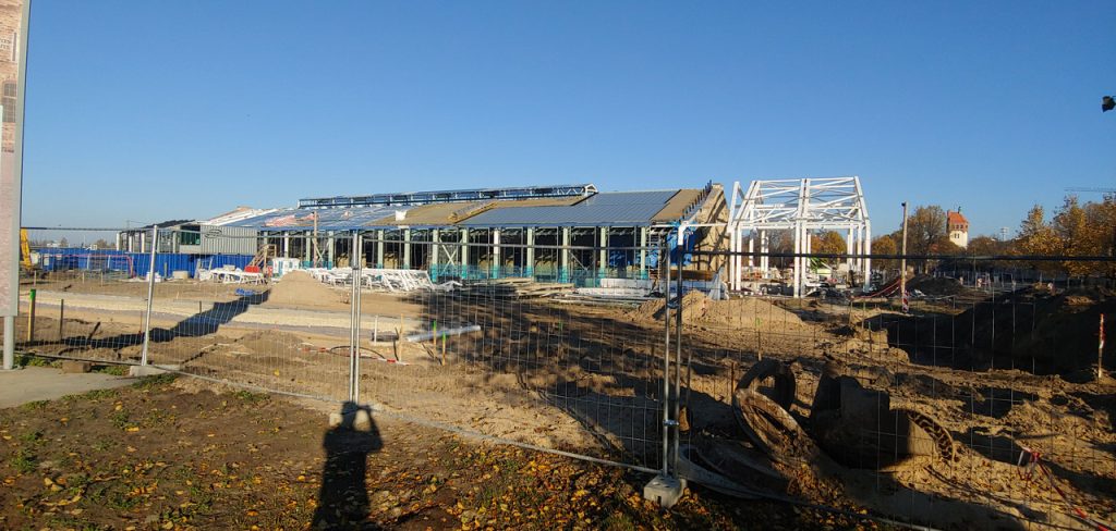 Hanzas Perons (Hanzas iela 16A) - Konferenču un izstāžu centrs, Kultūras centrs - būvdarbu attēli