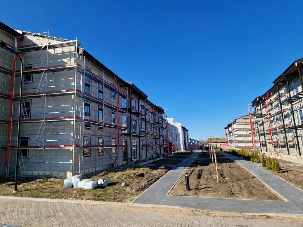 Marupe Urban Village (Lielā iela 115, Krēsliņu iela 15) - Multi apartment - construction photos