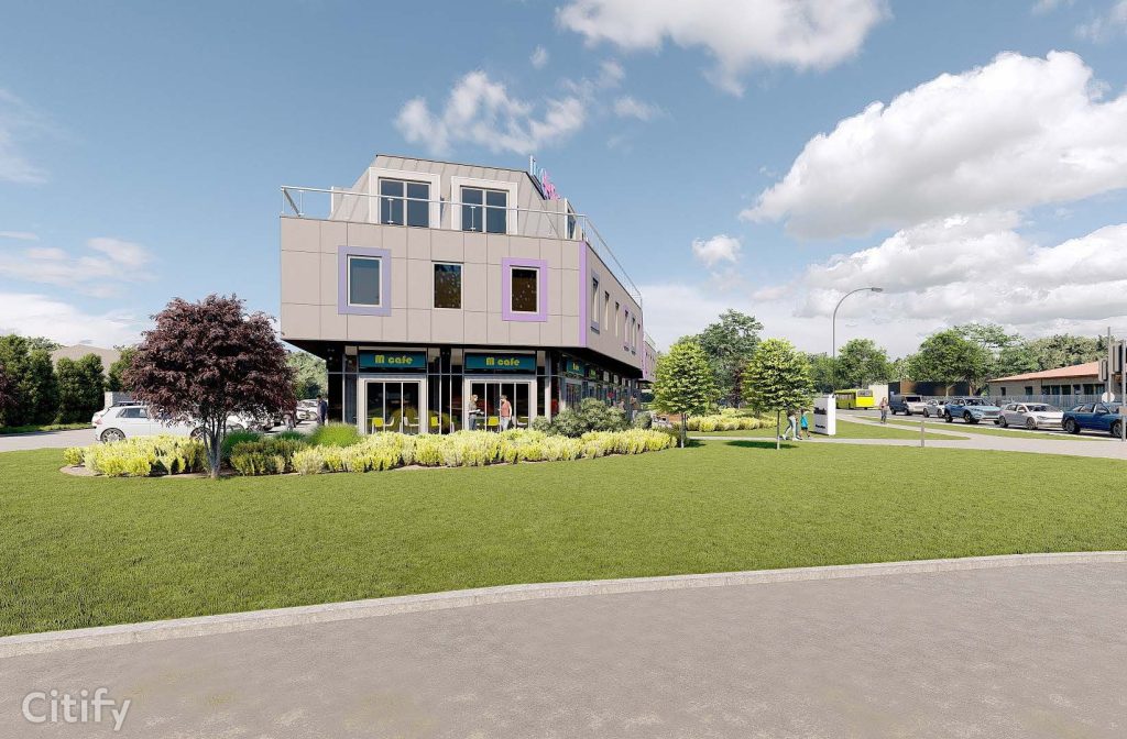 Daudzfunkcionāla ēka INO centrs (Daugavas iela 20A) - Clinic, Other commercial - visualization