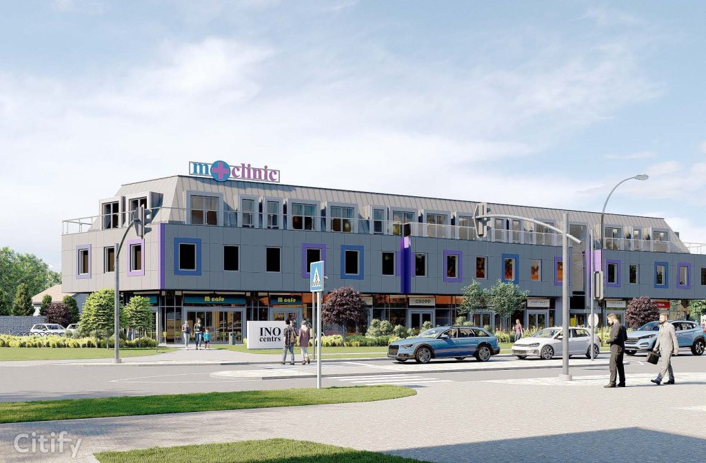 Daudzfunkcionāla ēka INO centrs (Daugavas iela 20A) - Clinic, Other commercial - visualization