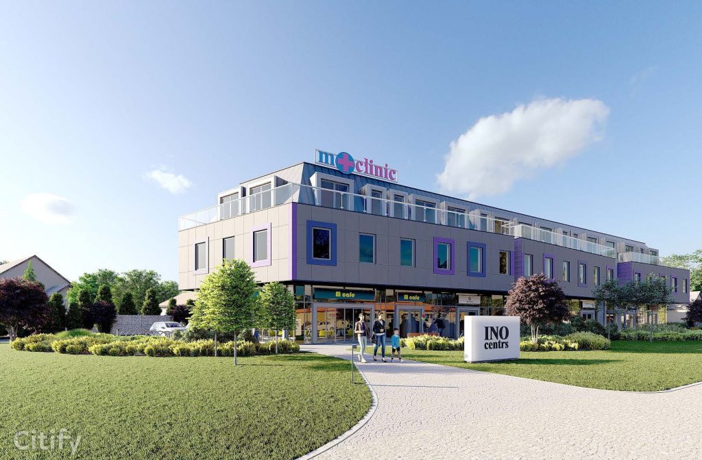 Daudzfunkcionāla ēka INO centrs (Daugavas iela 20A) - Clinic, Other commercial - visualization