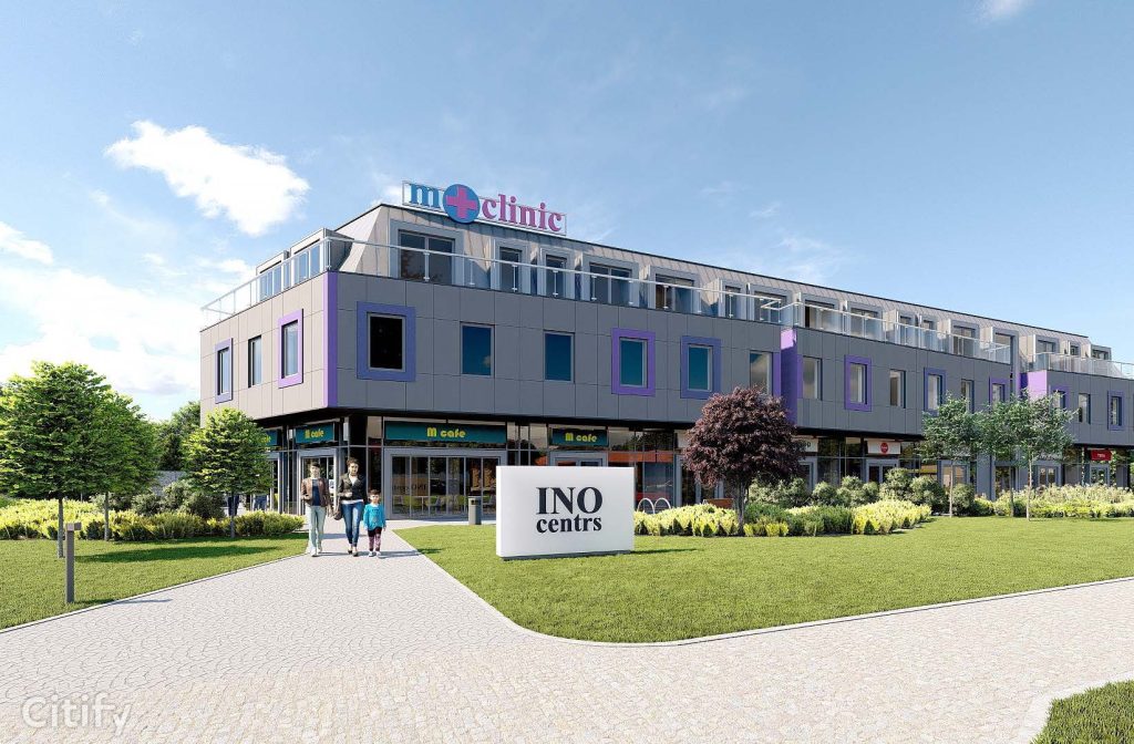 Daudzfunkcionāla ēka INO centrs (Daugavas iela 20A) - Clinic, Other commercial - visualization