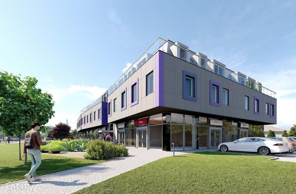 Daudzfunkcionāla ēka INO centrs (Daugavas iela 20A) - Clinic, Other commercial - visualization