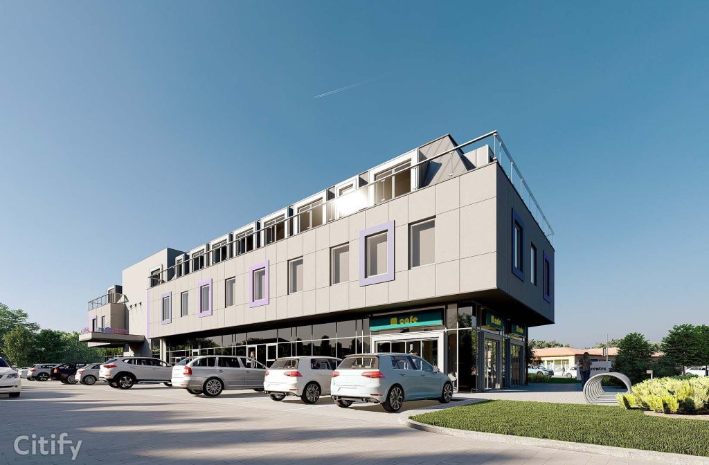 Daudzfunkcionāla ēka INO centrs (Daugavas iela 20A) - Clinic, Other commercial - visualization