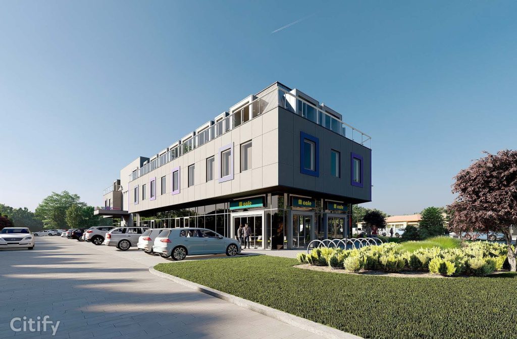 Daudzfunkcionāla ēka INO centrs (Daugavas iela 20A) - Clinic, Other commercial - visualization