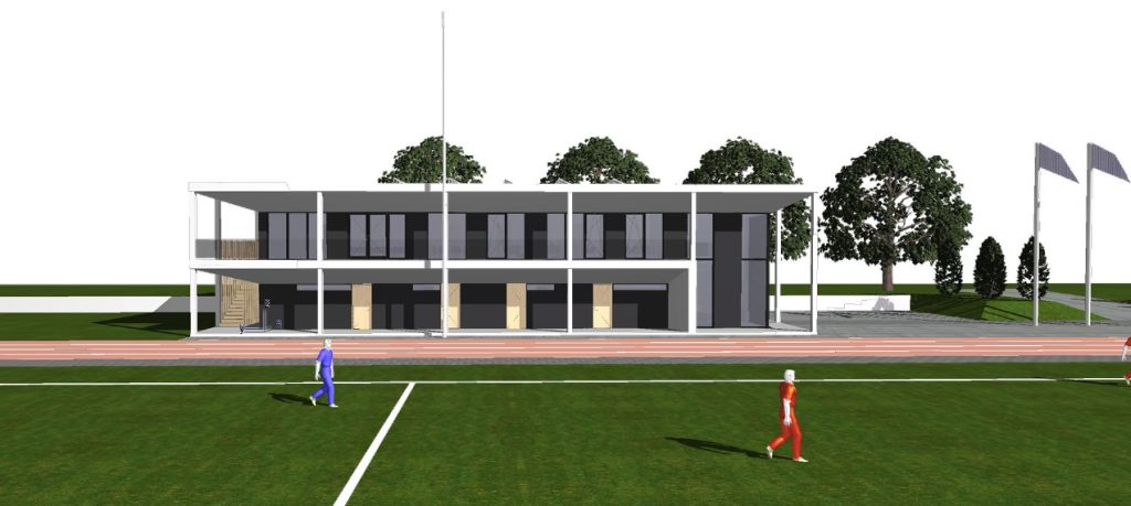 KALEV-FAMA staadionihoone (Hariduse 22/1) - Administrative - visualization