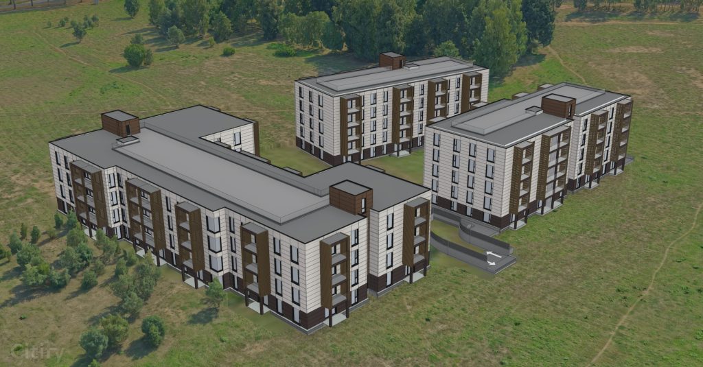 Jaunā Mežaparka iela 25 - 1. ēka (Jaunā Mežaparka iela 25) - Daugiabutis - vizualizacija