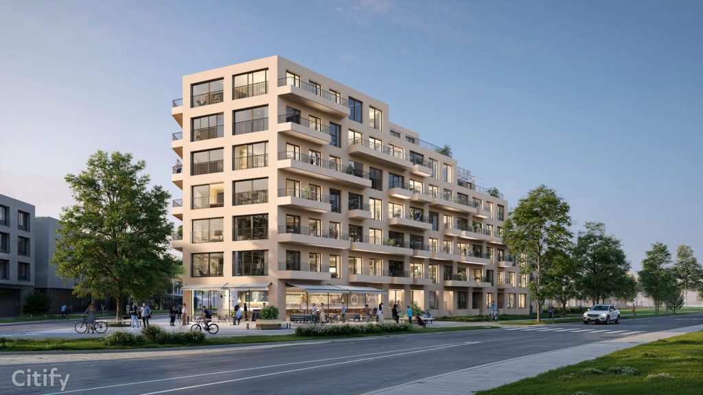 Torņakalna terases - 2. kārta, "C" ēka (Jelgavas iela 9) - Multi apartment - visualization