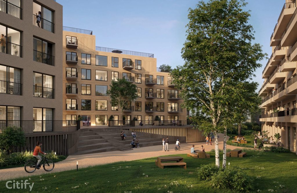 Torņakalna terases - 2. kārta, "C" ēka (Jelgavas iela 9) - Multi apartment - visualization