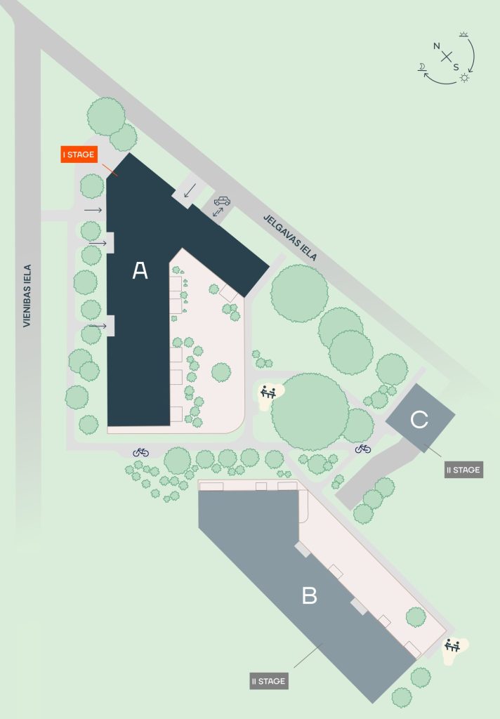 Torņakalna terases - 1. kārta, "A" ēka (Jelgavas iela 9) - Multi apartment - visualization