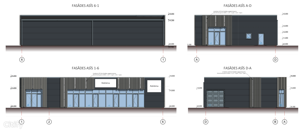 Kazdangas iela 1 (Kazdangas iela 1) - Shopping center - visualization