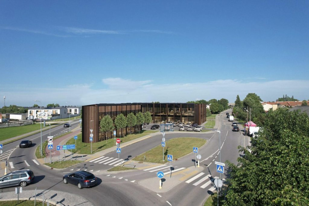 Klaipėdos g. 11B (Klaipėdos g. 11B) - Food services, Office center - visualization