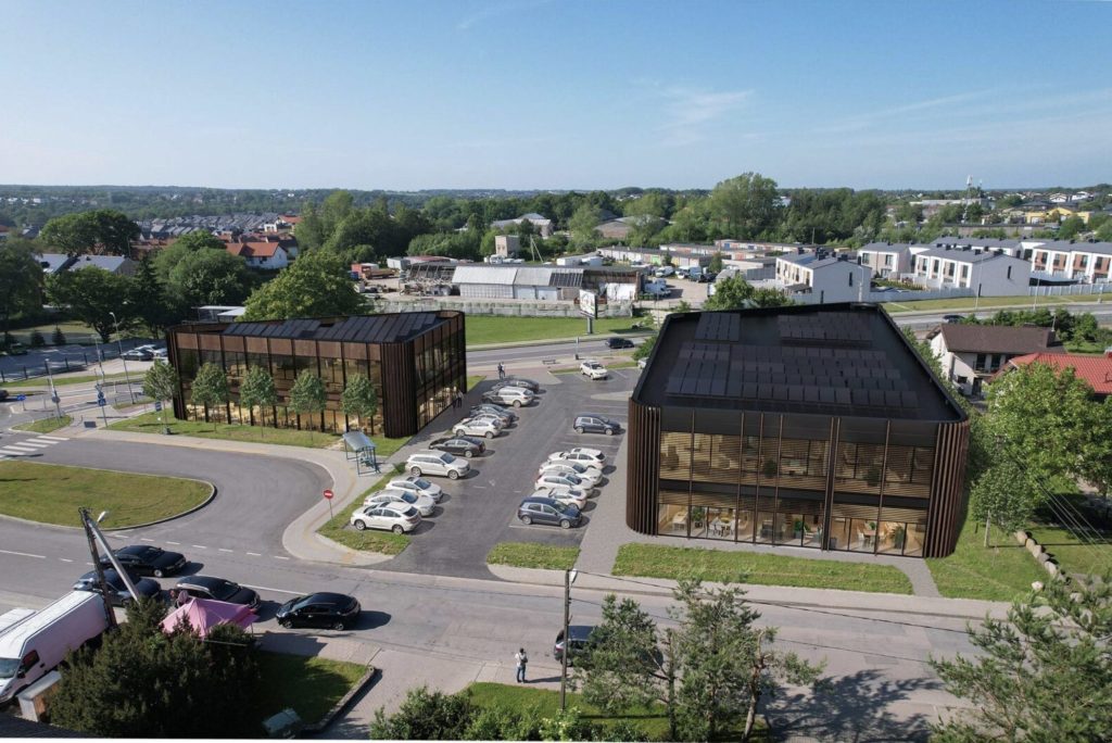 Klaipėdos g. 11B (Klaipėdos g. 11B) - Food services, Office center - visualization