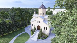 Svētā Gregora Apgaismotāja baznīcas jumta pārbūve visuaalne