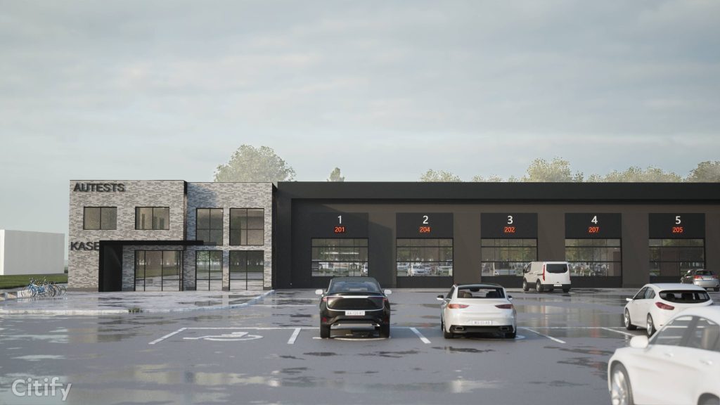 CSDD Tehniskās apskates stacija (Latgales iela 456B) - Service terminal - visualization