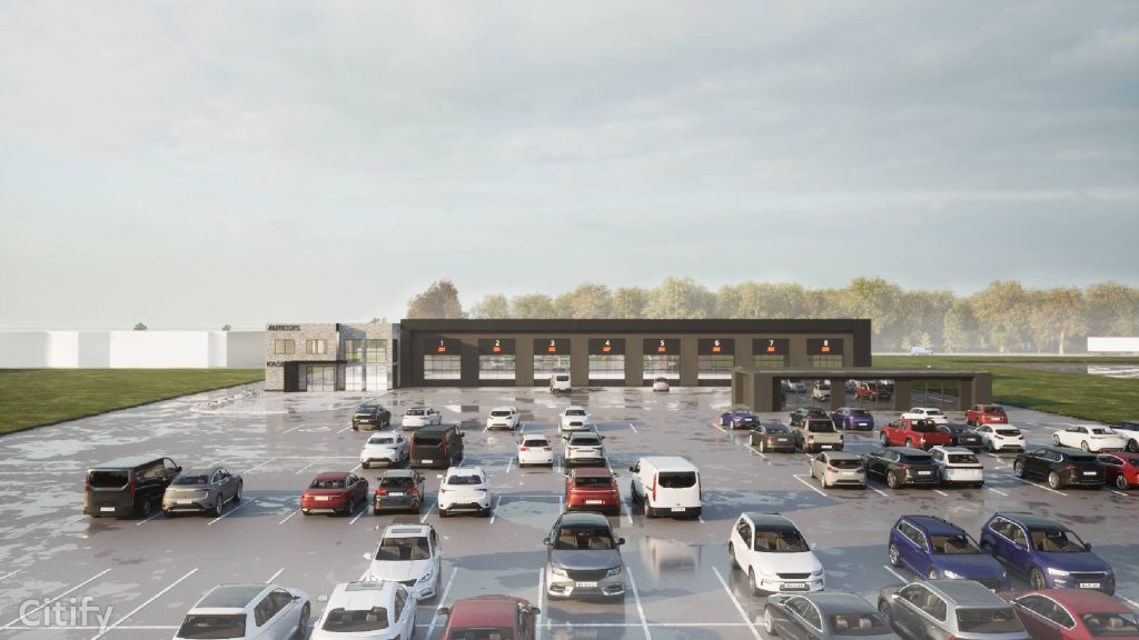 CSDD Tehniskās apskates stacija (Latgales iela 456B) - Service terminal - visualization